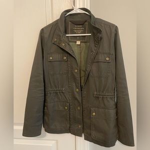J Crew Utility Jacket - olive green